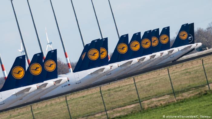 Lufthansa-Bodenflugzeuge