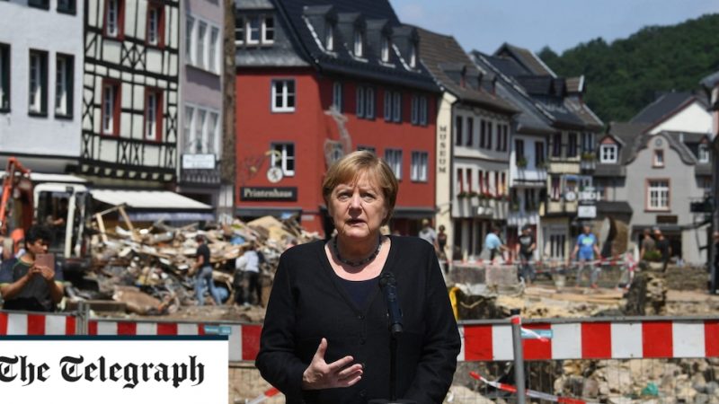 Schlag für Merkel, während die deutsche Wirtschaft sich erholt

