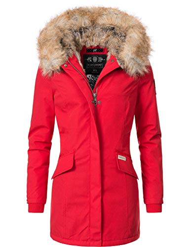 Gelentea Cappotti da donna impermeabile caldo con cappuccio cappotto invernale in pile spesso foderato in cotone cappotto giacca per le donne