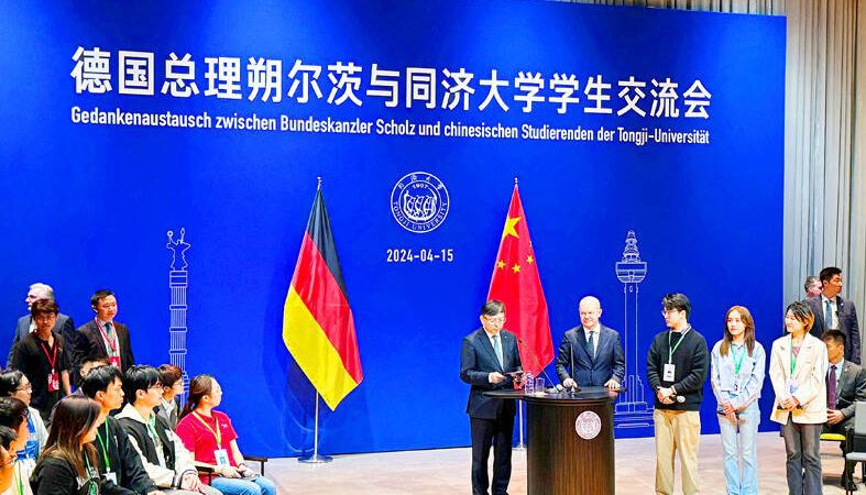 Der Deutsche Olaf Schulz warnt China vor einem Ende des unlauteren Wettbewerbs und schließt sich damit den USA an

